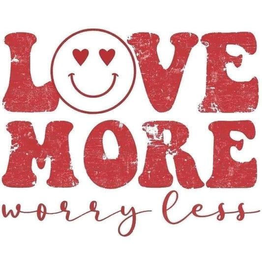 Love More Worry Less Car Coasters