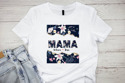 Personalized Mama T-Shirt