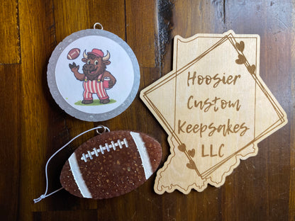 Bowties & Bourbon Football Freshies