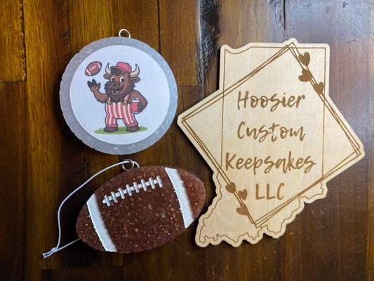 Bowties & Bourbon Football Freshies