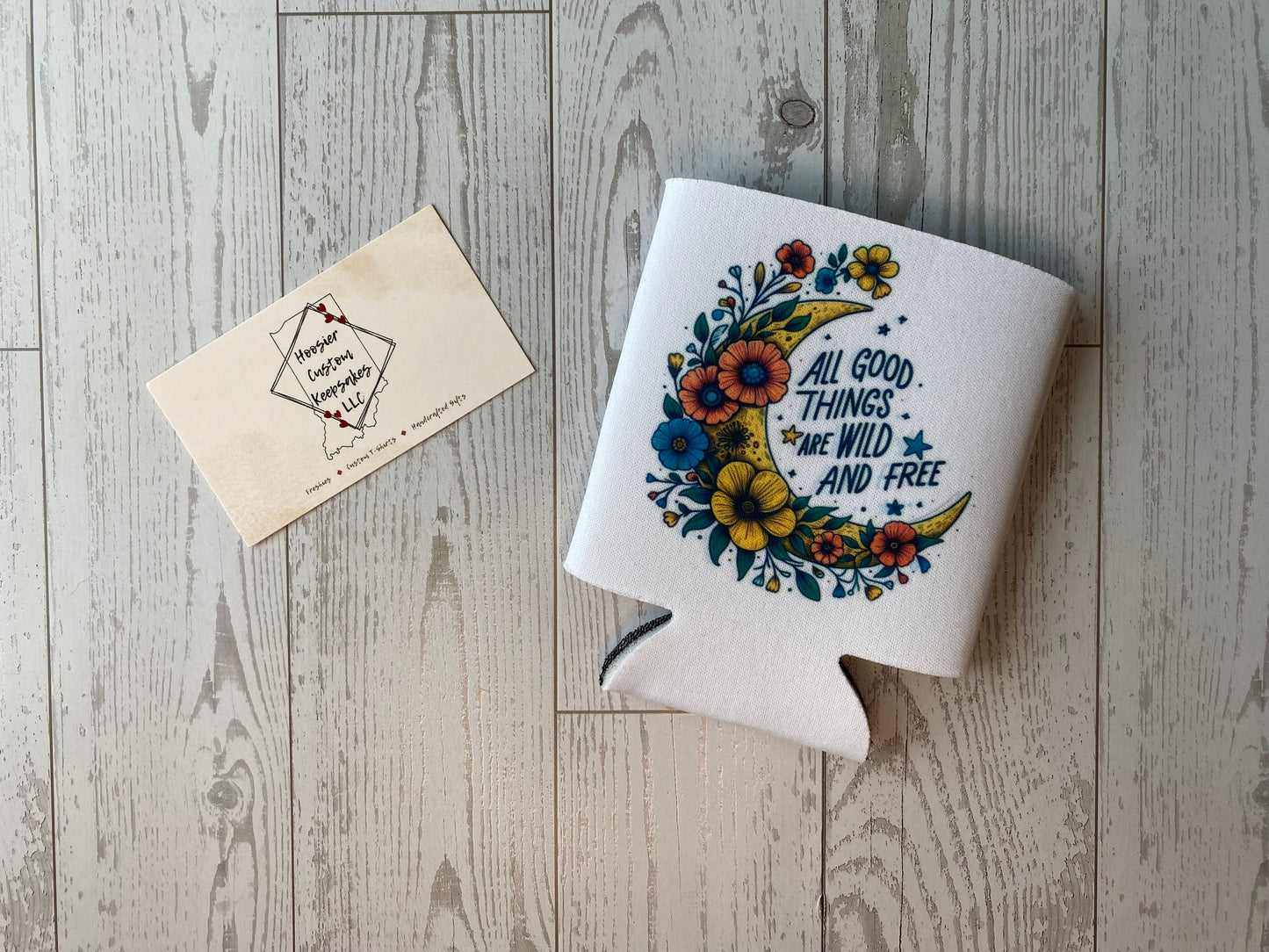 Wild and Free Koozie