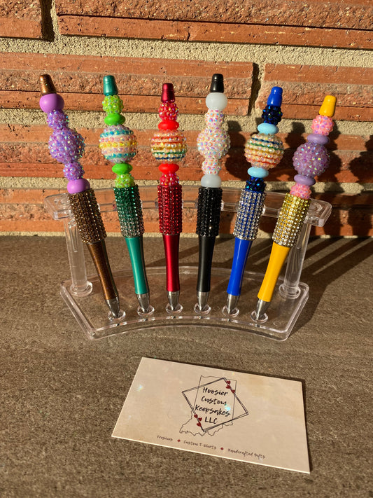 Jeweled Bling Beaded Pen
