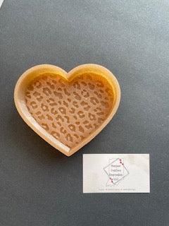Cheetah Print Heart Shape Freshie