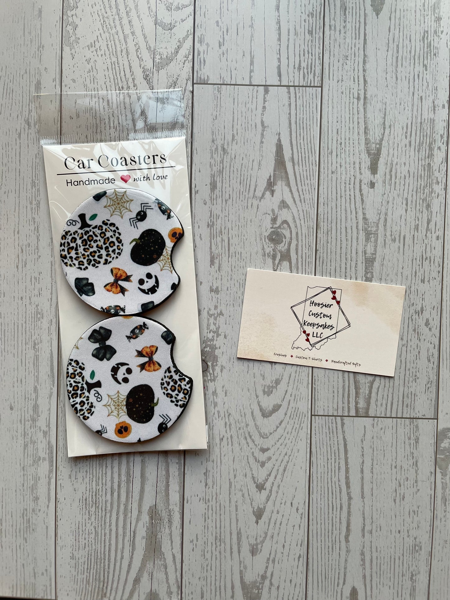 Halloween Car Coasters