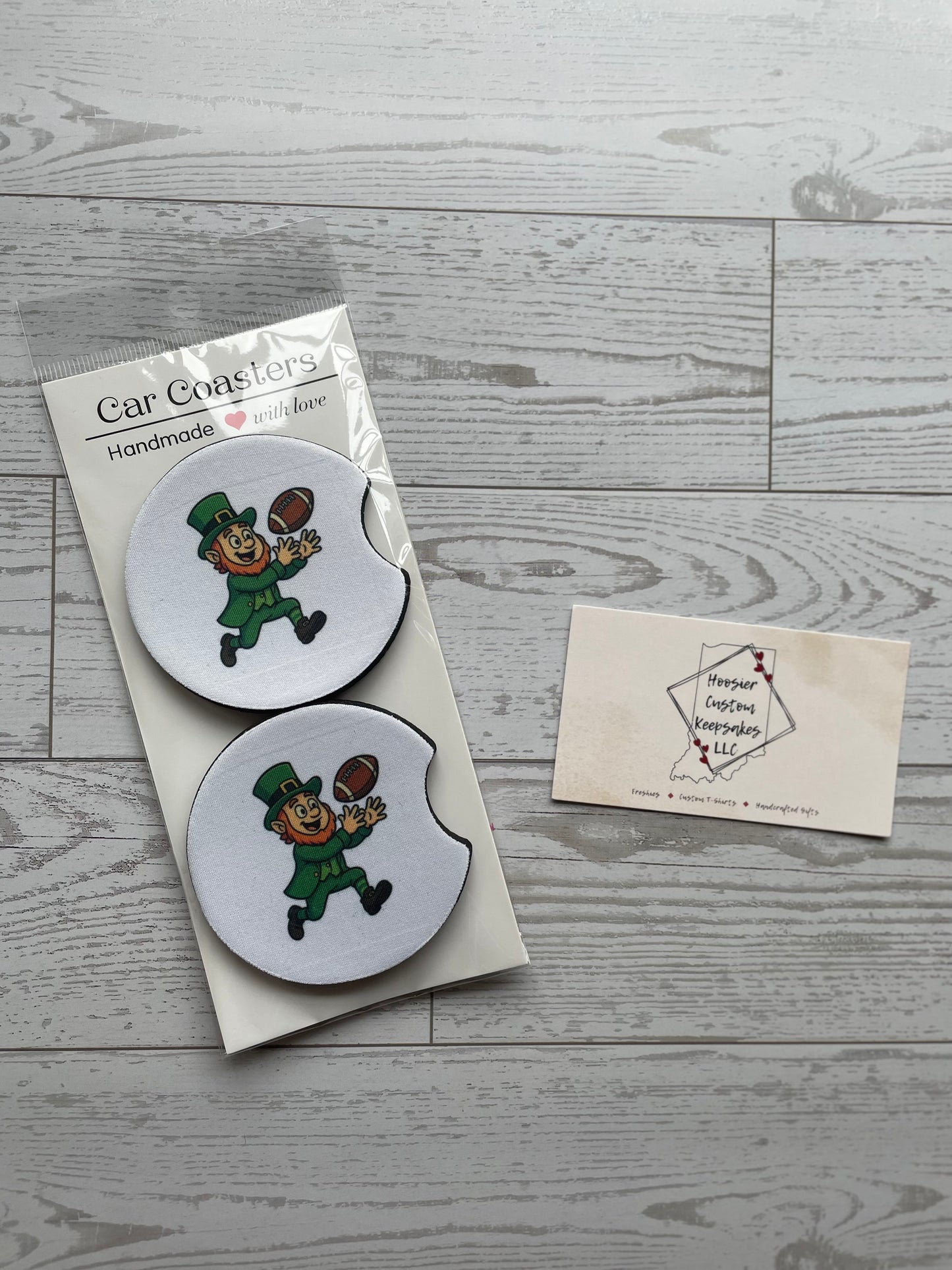 Leprechaun Car Coasters