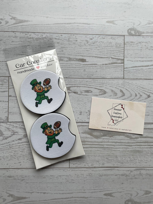 Leprechaun Car Coasters